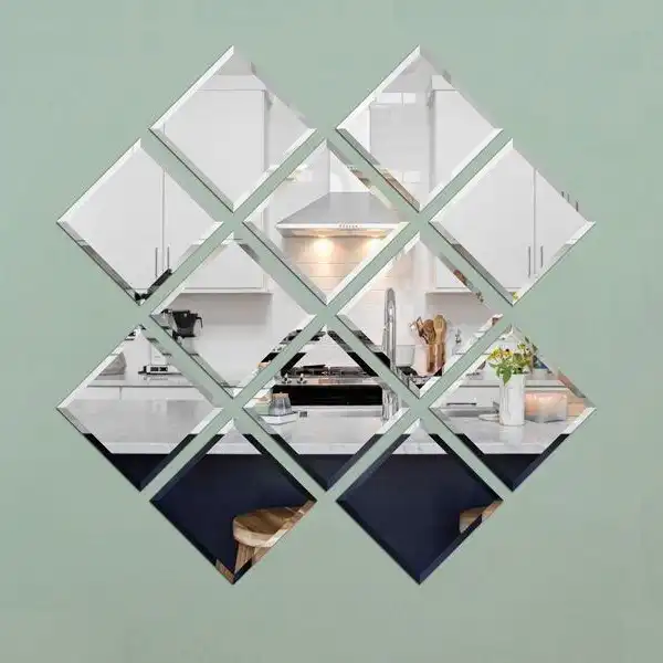 آینه دکوراتیو مدل زیگزاگ کد 0204