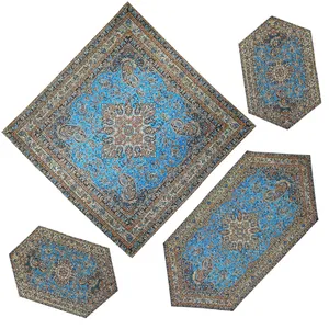 ست 4 تکه رومیزی ترمه مدل هفت سین کد BL4-4