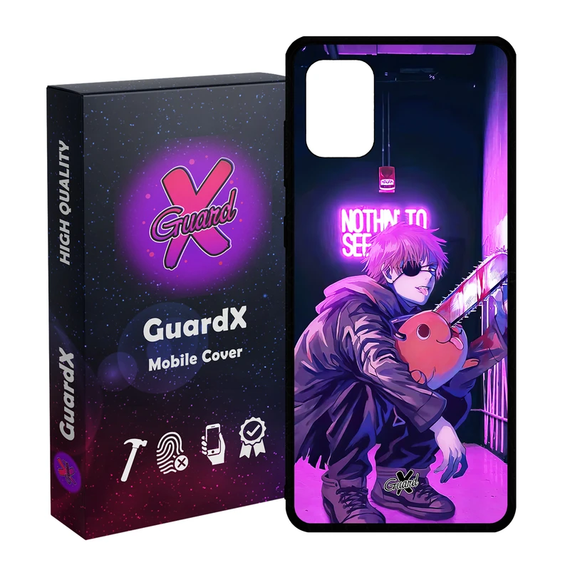 کاور گارد ایکس طرح Chainsaw Man Anime مدل Glass10625 مناسب برای گوشی موبایل سامسونگ Galaxy A31