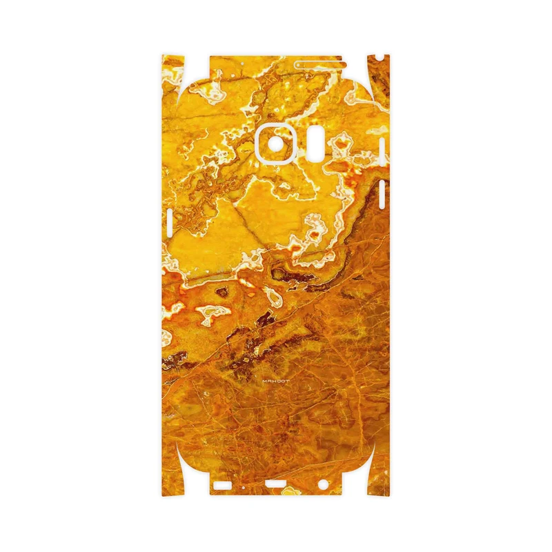 برچسب پوششی ماهوت مدل Gold Marble-FullSkin مناسب برای گوشی موبایل سامسونگ Galaxy S7