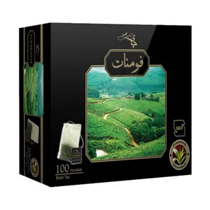 چای سیاه کیسه ای فومنات بسته 100 عددی