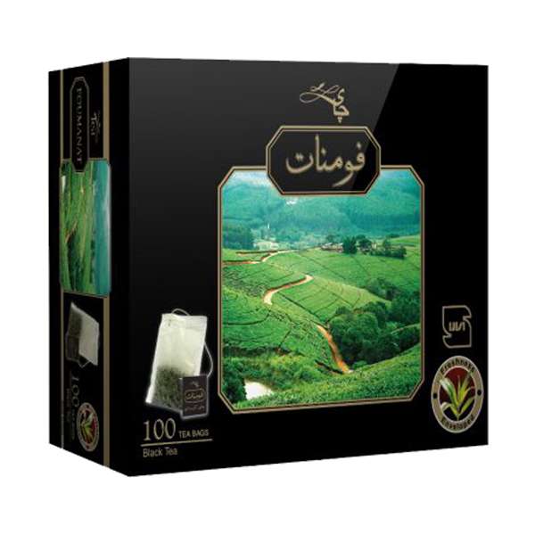 چای کیسه ای فومنات بسته 100 عددی 