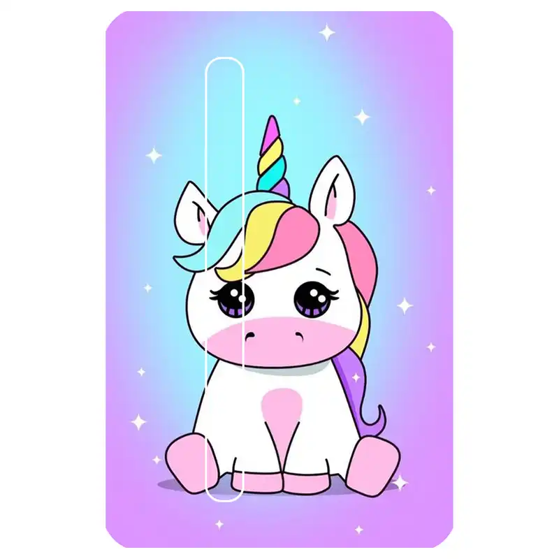 استیکر کارت مدل اسب تک شاخ کد 001