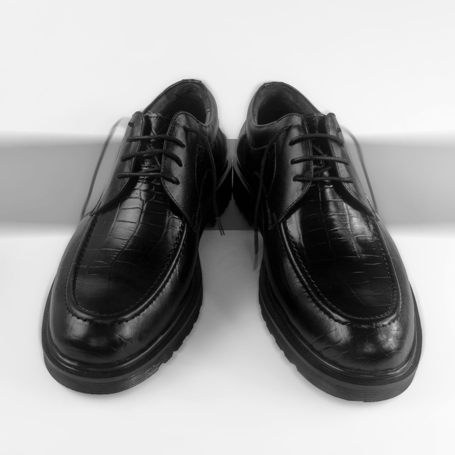 کفش مردانه چرم عطارد مدل چرم طبیعی کد SH28 -  - 10