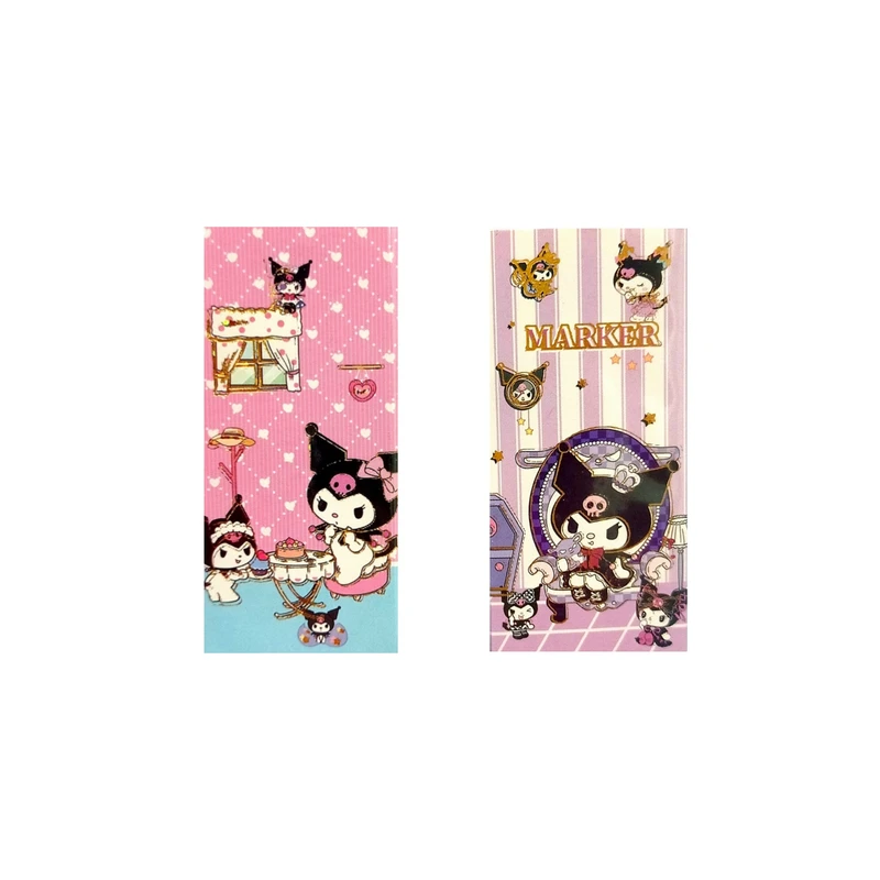 کاغذ یادداشت مدل بوکمارکی سایز 7*2.5 سانتی متر بسته 2 عددی