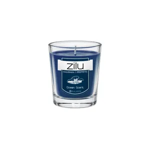 شمع لیوانی معطر زیلو مدل شات با رایحه اقیانوس زمان اتمام 20 ساعت
