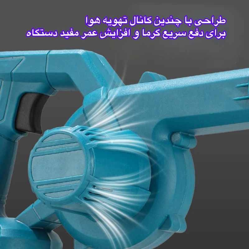 عکس شماره 4 : دستگاه دمنده و مکنده 400 وات مدل wdg03b