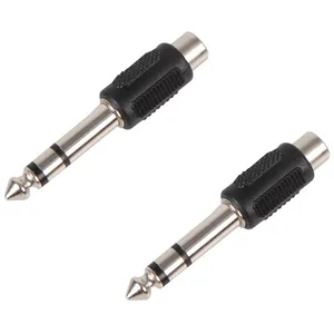 مبدل RCA به بنون 6.35 میلی متری مدل Stereo بسته 2 عددی