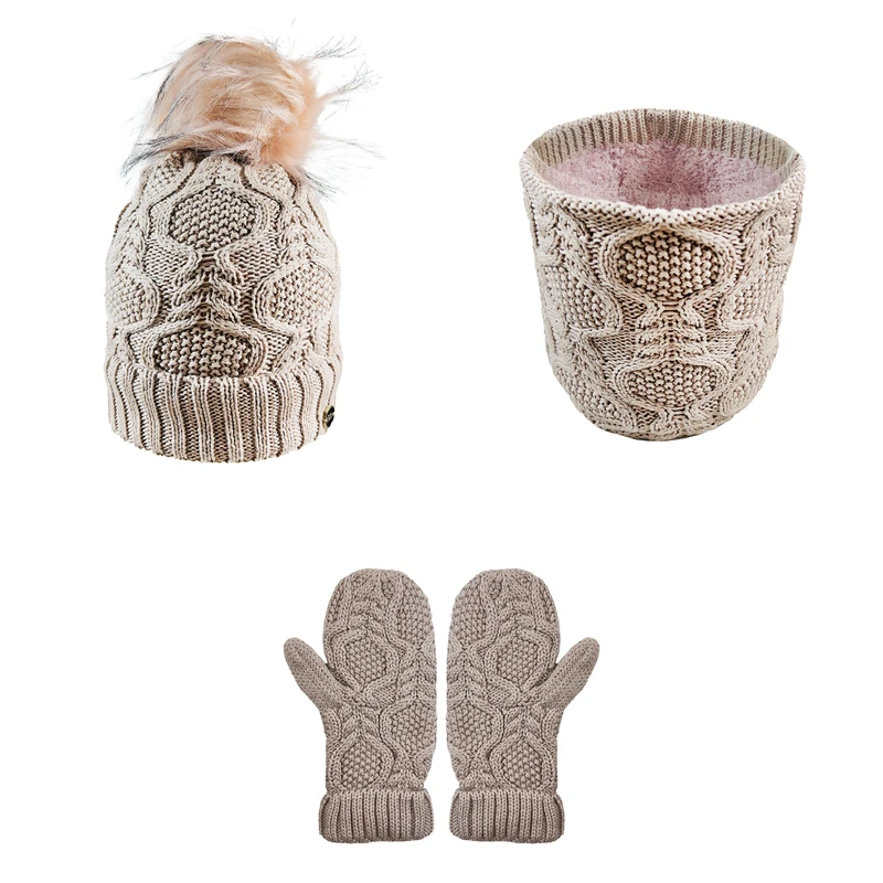 ست کلاه و شال گردن و دستکش بچگانه اندلس مدل 165033