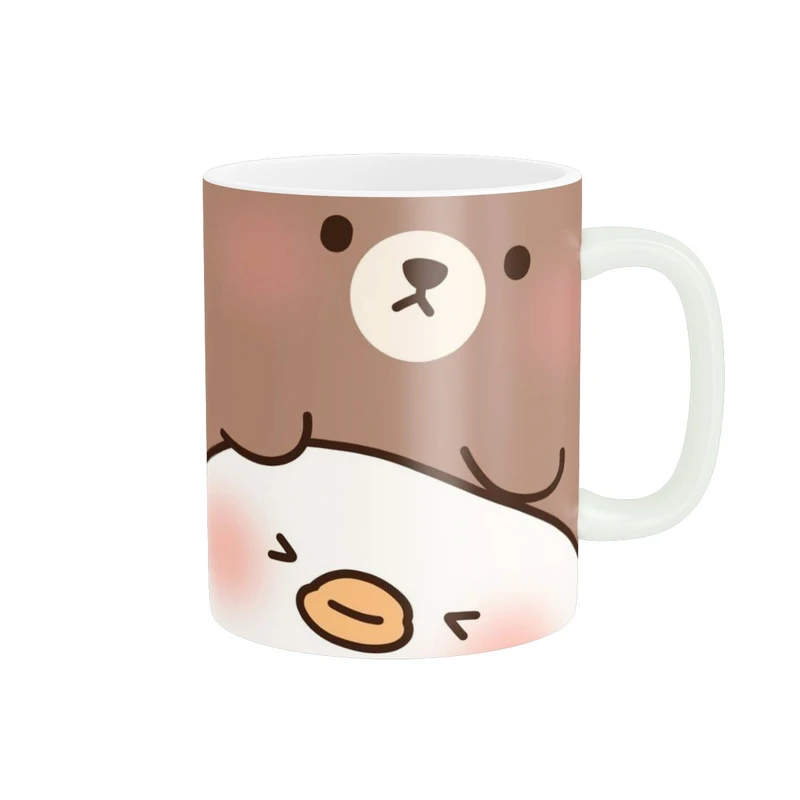 ماگ پاد آفرین مدل خرس و جوجه کد 238