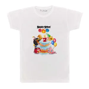 تی شرت بچگانه پرمانه طرح پرندگان خشمگین کد pmt.4437