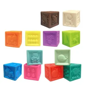 بازی آموزشی هانگر مدل مکعب هوش سیلیکونی بسته 12 عددی  کد 0255