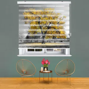  پرده زبرا زیو مدل L5018 سایز 150x200 سانتی متر