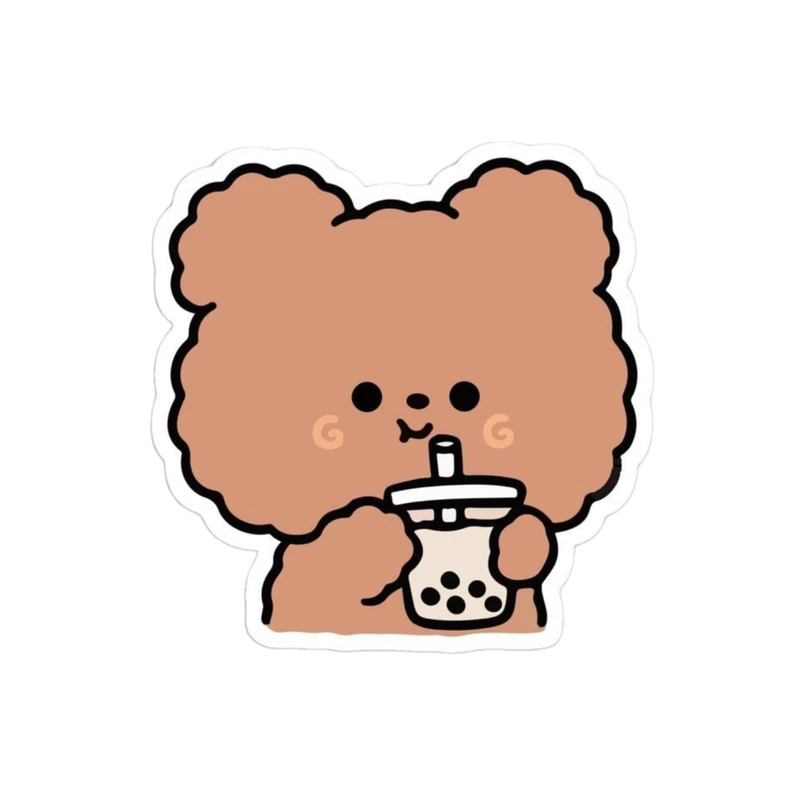 استیکر لپ تاپ مدل خرس کوچولو