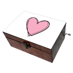 جعبه موزیکال مدل قلب کد B044   