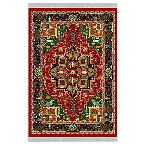 فرش پارچه‌ای دفه مدل فرشینه طرح مدرن کد 879