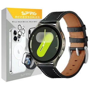 Sprig Simp Leather Band For Samsung Galaxy watch 6 40mm / watch 6 44mm / watch 6 Classic 47mm / watch 7 40mm / watch 7 44mm