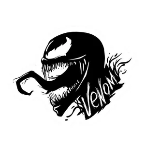 استیکر لپ تاپ طرح ونوم کد 1772