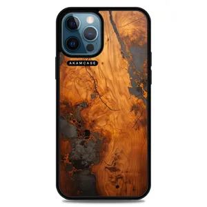 AKAM AMC-WA12PROMAX-WOOD-15 Cover For Apple iPhone 12 Pro Max