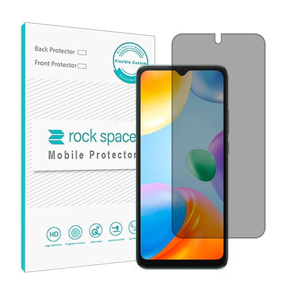 محافظ صفحه نمایش پرایوسی راک اسپیس مدل HyPRV مناسب برای گوشی موبایل شیائومی Redmi 10C