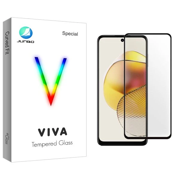 محافظ صفحه نمایش شیشه ای جانبو مدل Viva مناسب برای گوشی موبایل موتورولا Moto G73