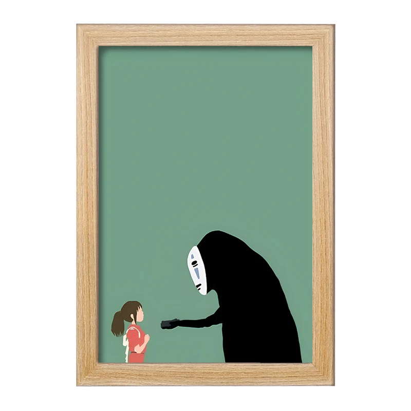 تابلو خندالو مدل انیمه شهر اشباح (Spirited Away) کد F3469