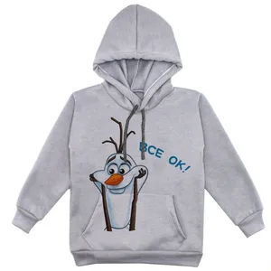 هودی پسرانه مدل آدم برفی F152 رنگ طوسی