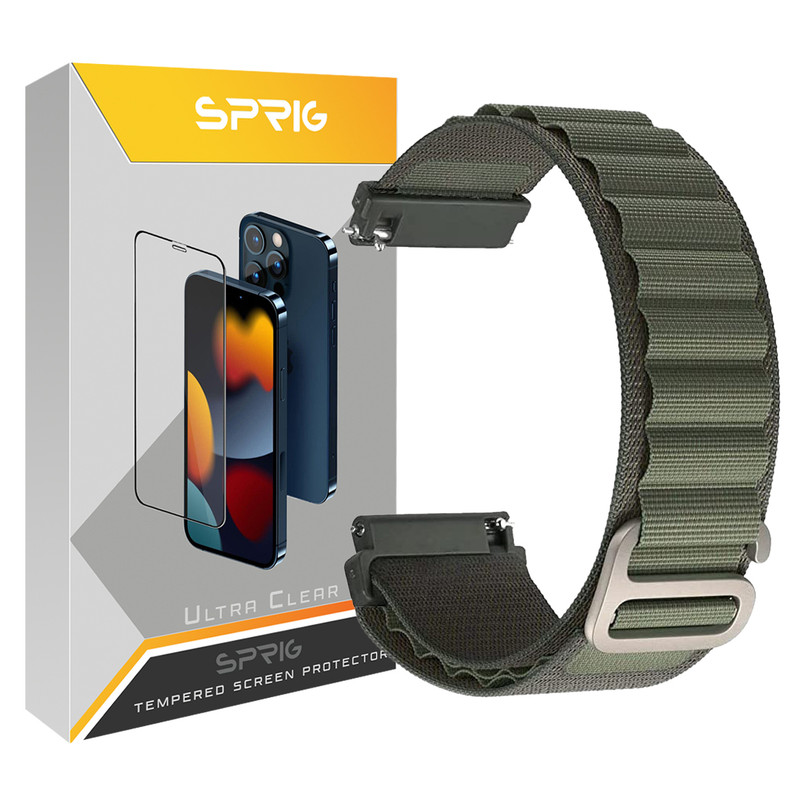 بند اسپریگ مدل Loop Alpine TW مناسب برای ساعت هوشمند شیائومی Mibro X1
