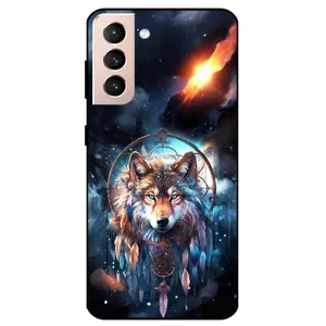 Megafone Wolf and Dream Catcher 8005 Cover For Samsung Galaxy S21 Plus 5G