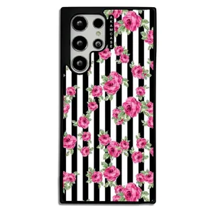 AKAM AMCWSGS22U-FLOWERS16 Cover For Samsung Galaxy S21 Ultra