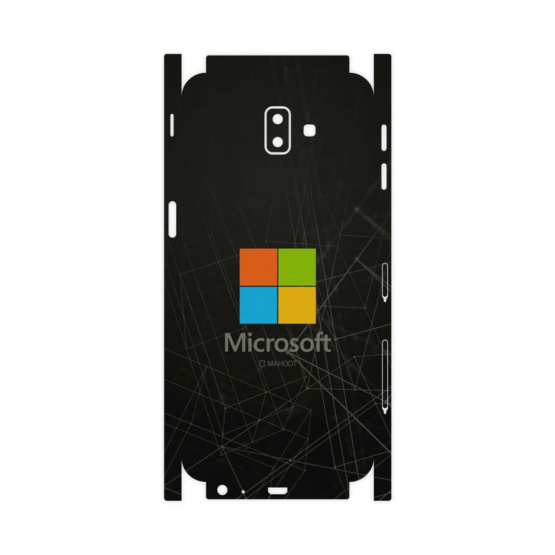 برچسب پوششی ماهوت مدل Mcrsft-FullSkin مناسب برای گوشی موبایل سامسونگ Galaxy J6 Plus