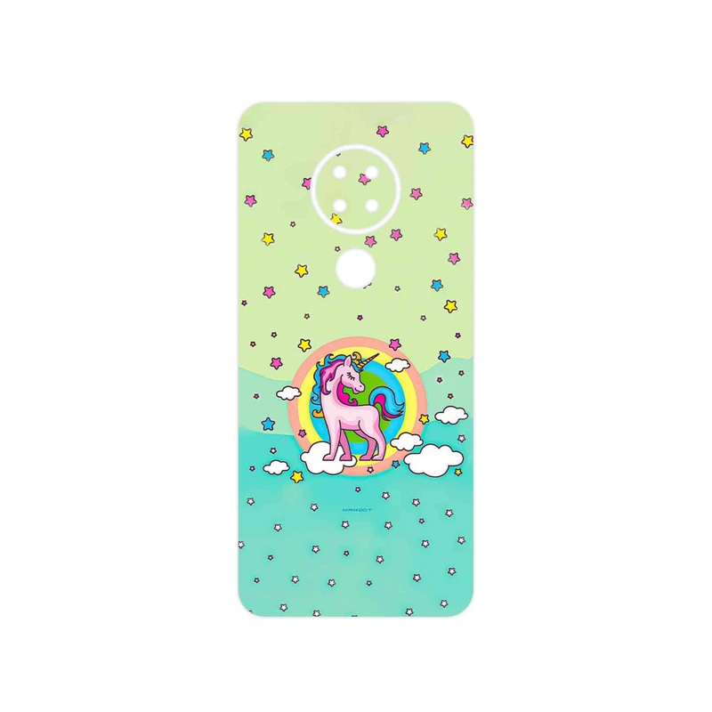 برچسب پوششی ماهوت مدل Rainbow unicorn adventure مناسب برای گوشی موبایل نوکیا 7.2