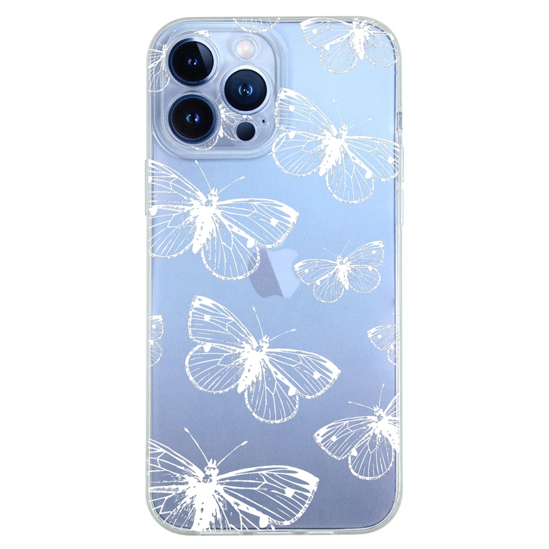 کاور مگافون طرح پروانه مدل C54-W مناسب برای گوشی موبایل اپل iPhone 13 Pro Max