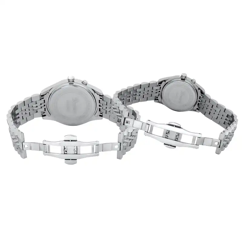 ست ساعت مچی عقربه ای زنانه و مردانه دریم مدل D2468Q-02 کد WS-05