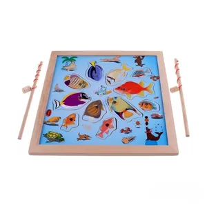 بازی آموزشی حیوانات مدل ماهیگیری آهنربایی