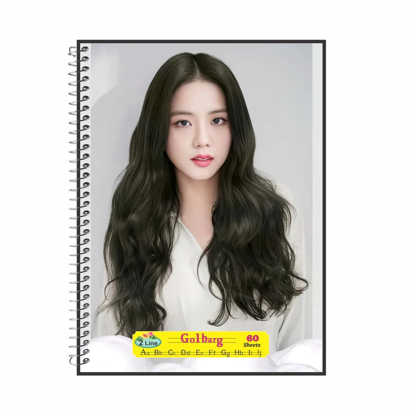 دفتر زبان 60 برگ گلبرگ طرح جیسو کد 60680