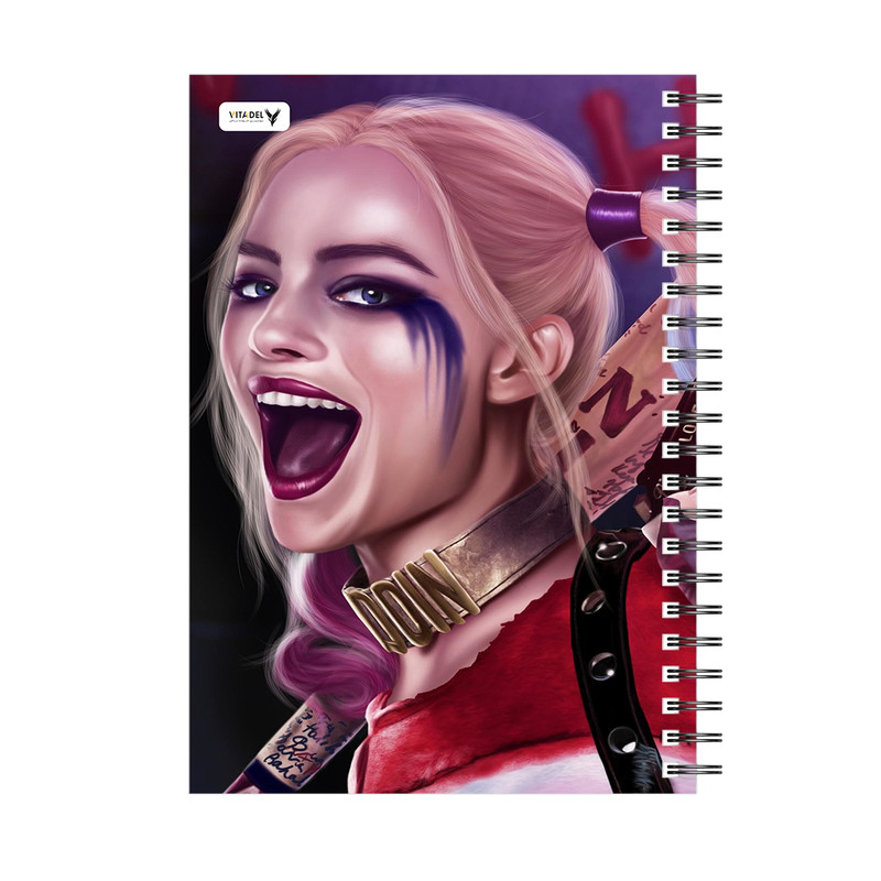 دفتر 120 برگ ویتادل طرح هارلی کوین مدل 6