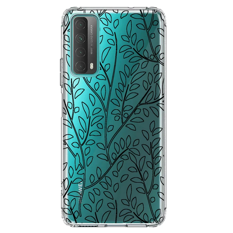 کاور مگافون طرح برگ مدل C45-B مناسب برای گوشی موبایل هوآوی Y7A 2020 / Psmart 2021