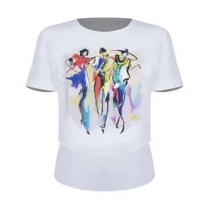 بلوز زنانه مدل کیمیا طرح لی فور دختران رقصنده