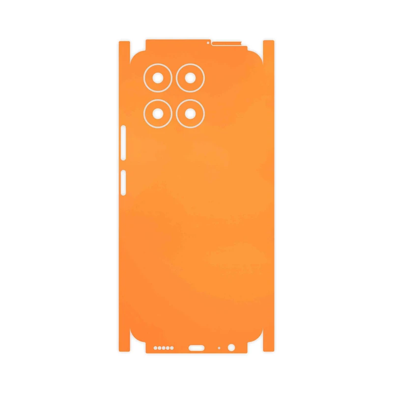 برچسب پوششی ماهوت مدل Matte-Orange-FullSkin مناسب برای گوشی موبایل آنر X6a