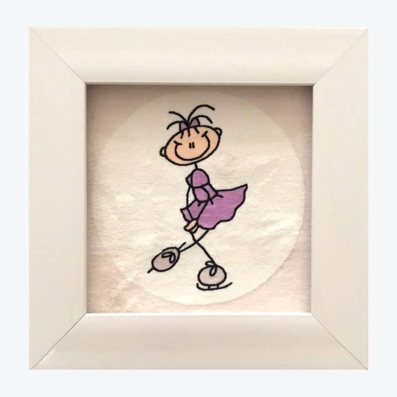 تابلو فرش ماشینی طرح کودک مدل BA : 75