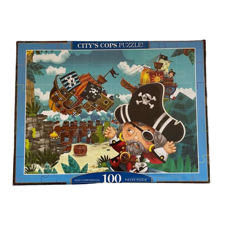 پازل 100 تکه مدل دزد دریایی