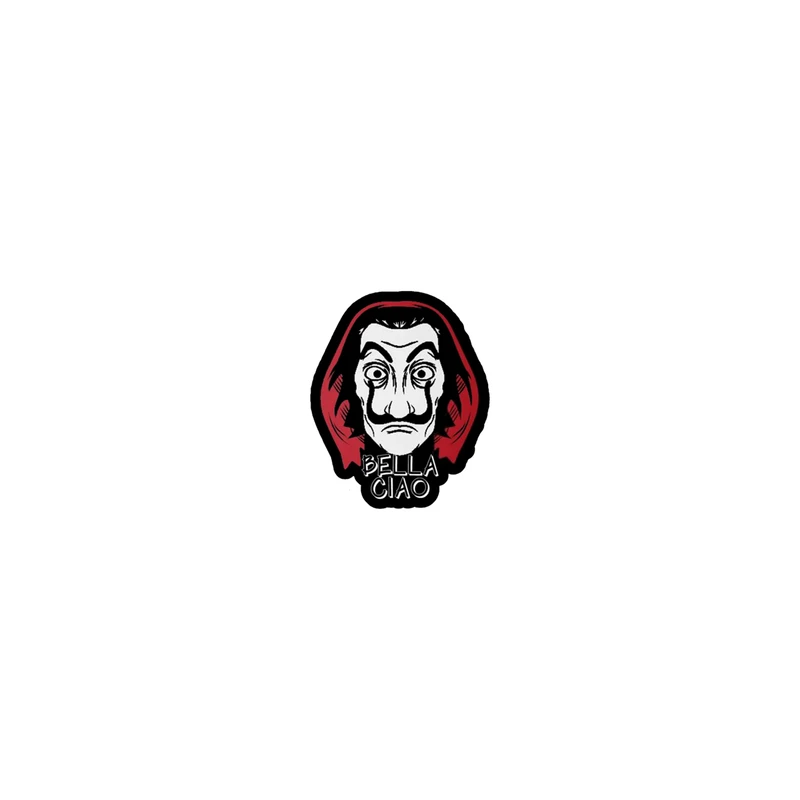 استیکر لپ تاپ لولو طرح BELLA CIAO سریال MONEY HIEST کد 534