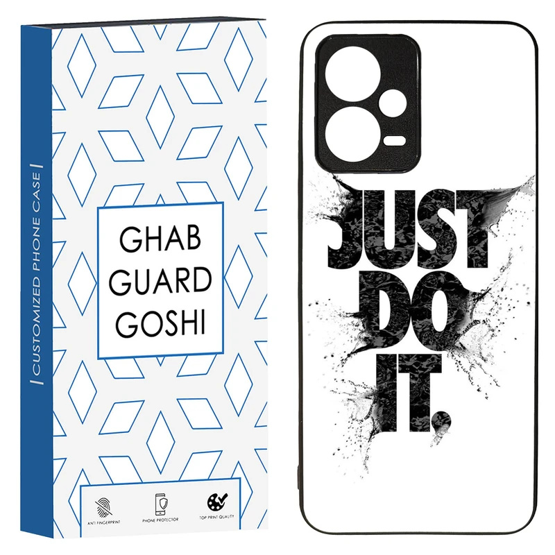 کاور قاب گارد گوشی طرح just do it کد TPU-107 مناسب برای گوشی موبایل شیائومی Redmi Note 12 5G / Poco X5 5G