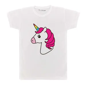 تی شرت بچگانه پرمانه طرح Unicorn کد pmt.3096