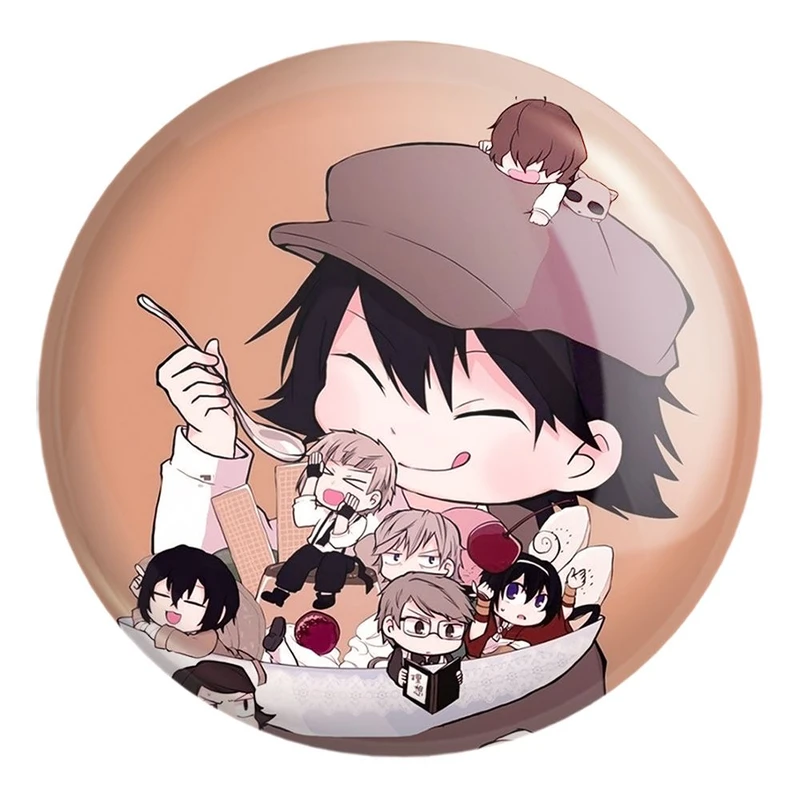 پیکسل خندالو طرح رامپو سان انیمه سگ های ولگرد بانگو کد 15650 مدل بزرگ