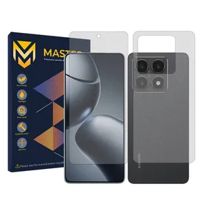 Master Resistant model matte screen protector suitable for the Xiaomi 14T mobile phone along with the back of the phone protector