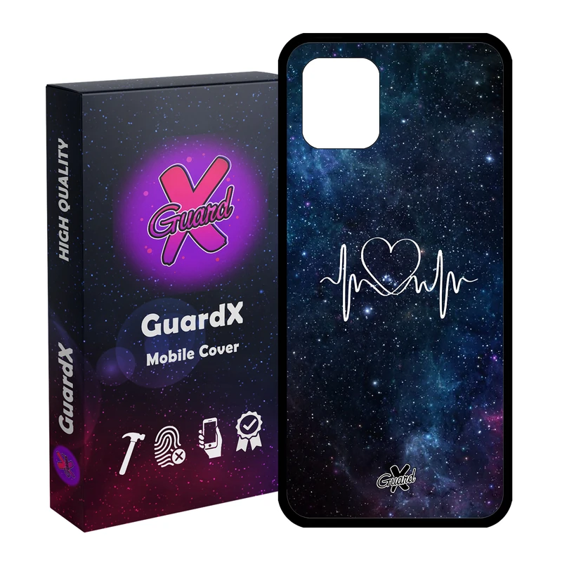 کاور گارد ایکس طرح Love مدل Glass10114 مناسب برای گوشی موبایل سامسونگ Galaxy Note 10 Lite