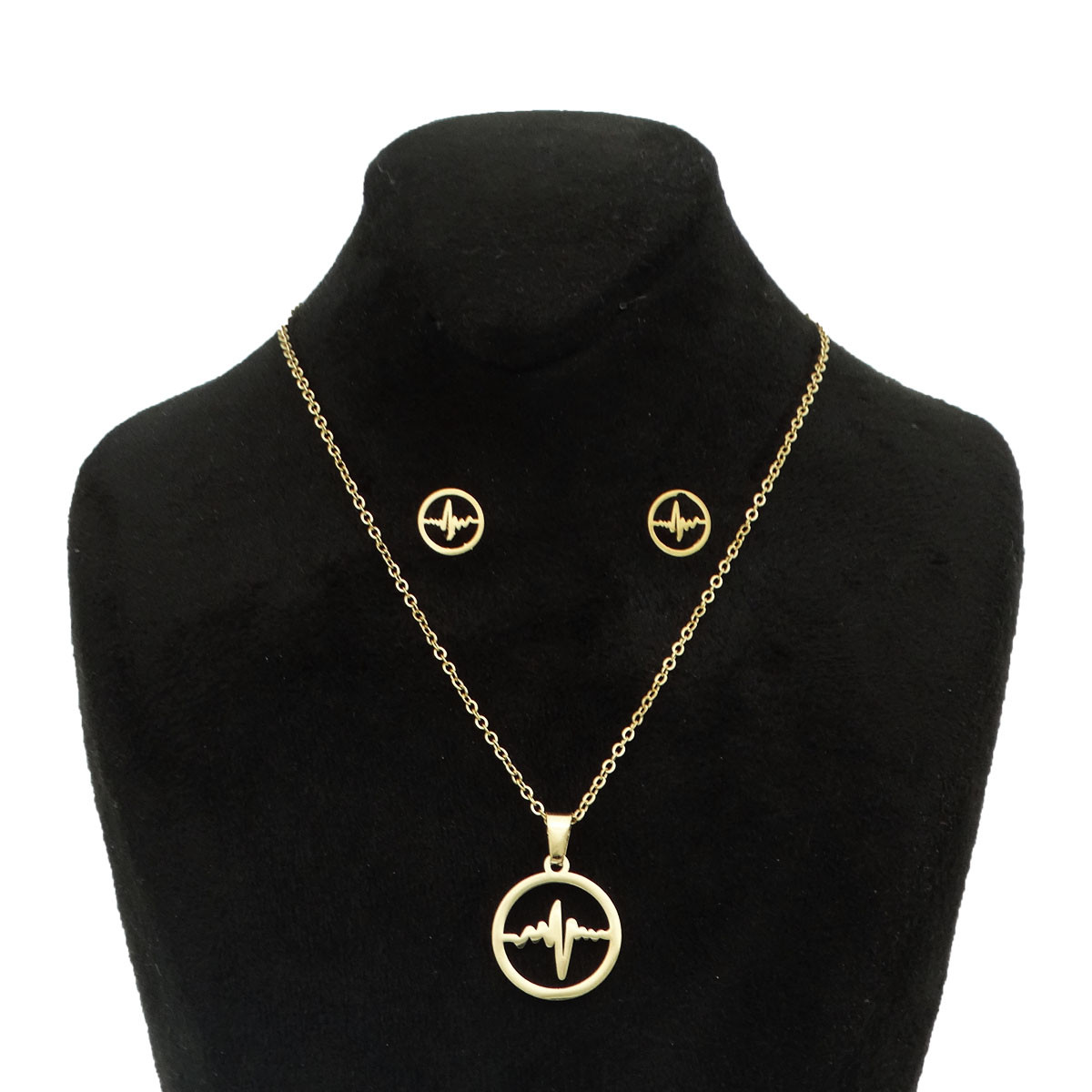 نیم ست دخترانه مدل ضربان قلب کد SZ 02