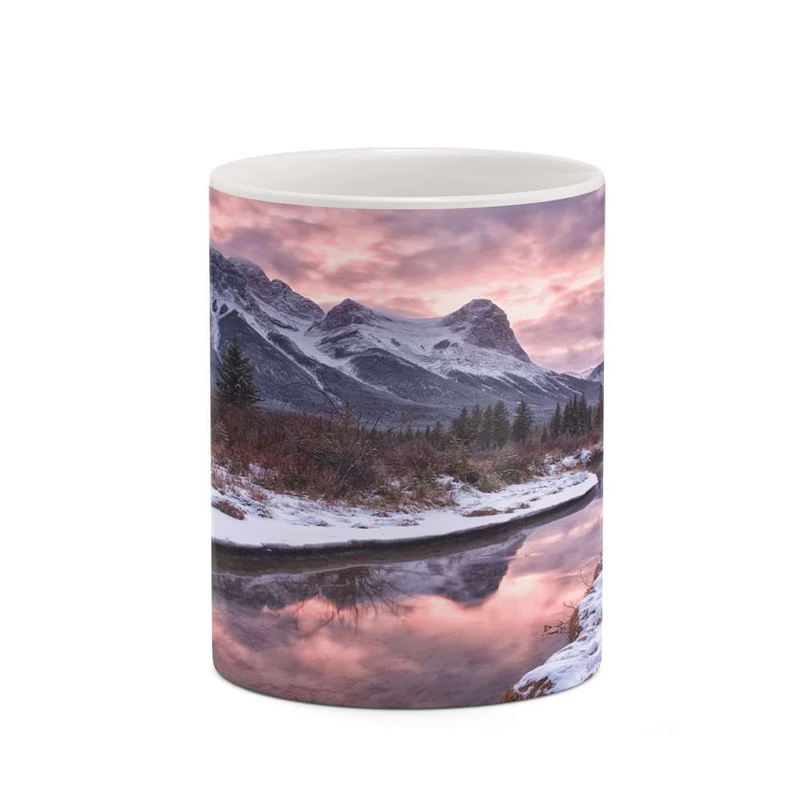 ماگ کاکتی مدل منظره برفی کد mgh18460